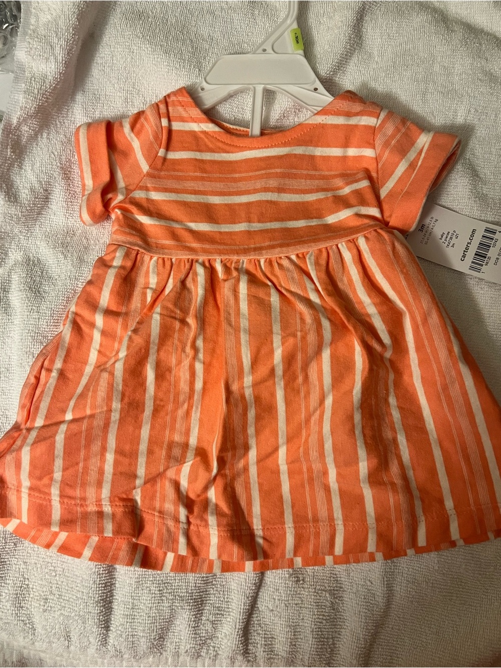 Girls' Pink Striped Short-Sleeve Set